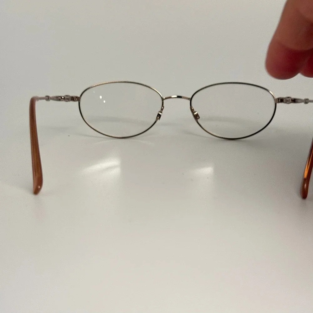 Kirkland Signature KS Donna Sand Oval Metal Eyeglass Frames 51/17/135 658415